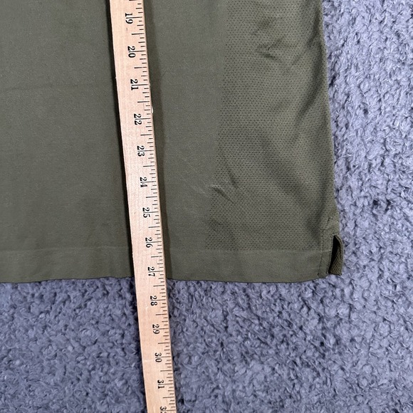 Fabletics Shirt Mens Large Green‎ Performnce Polo Nylon Athletic Fit Golf - Picture 6 of 8